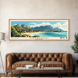 Kraalbaai, South Africa Panoramic Beach Print, Vacation Gift, South Africa Wall Art, Framed Canvas Print, Framed Beach Painting