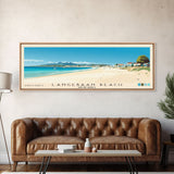 Langebaan Beach, South Africa Panoramic Beach Print, Vacation Gift, South Africa Wall Art, Beach Painting, Beach Decor, Beach Painting