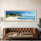 Misali Island, Tanzania Panoramic Print, Vacation Gift, Tanzania Wall Art, Beach Painting, Beach Decor, Large Wall Art, Wood Frame Art