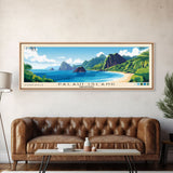 Palaui Island, Philippines Panoramic Print, Vacation Gift, Philippines Wall Art, Beach Painting, Beach Decor, Beach Or Lakehouse Art