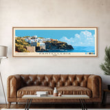 Pantelleria, Italy Panoramic Beach Print, Vacation Gift, Italy Wall Art, Beach Painting, Beach Decor, Beach Painting