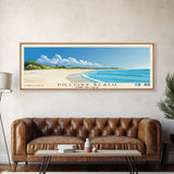 Pillory Beach, Turks and Caicos Panoramic Beach Print, Vacation Gift, Turks and Caicos Wall Art, Beach Painting, Beach Decor, Beach Painting