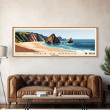 Praia da Adraga, Portugal Panoramic Print, Vacation Gift, Portugal Wall Art, Beach Painting, Beach Decor, Beach Or Lakehouse Art