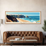 Praia de Odeceixe, Portugal Panoramic Print, Vacation Gift, Portugal Wall Art, Beach Painting, Beach Decor, Beach Or Lakehouse Art