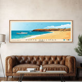 Punta Gallinas, Colombia Panoramic Beach Print, Vacation Gift, Colombia Wall Art, Framed Canvas Print, Framed Beach Painting