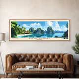 Raja Ampat, Indonesia Panoramic Print, Vacation Gift, Indonesia Wall Art, Vacation Wall Art, Vacatation Memories, Beach Decor, Beach Or Lakehouse Art