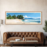 Rawa Island, Malaysia Panoramic Print, Vacation Gift, Malaysia Wall Art, Vacation Wall Art, Vacatation Memories, Beach Decor, Beach Or Lakehouse Art