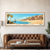 Sahl Hasheesh, Egypt Panoramic Beach Print, Vacation Gift, Egypt Wall Art, Beach Painting, Beach Decor, Beach Painting