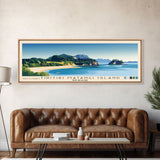 Tiritiri Matangi Island, New Zealand Panoramic Print, Vacation Gift, New Zealand Wall Art, Beach Painting, Beach Decor, Beach Or Lakehouse Art