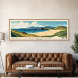 Traigh Mhor, Scotland Panoramic Beach Print, Vacation Gift, Scotland Wall Art, Framed Canvas Print, Framed Beach Painting