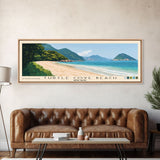 Turtle Cove Beach, Hong Kong Panoramic Print, Vacation Gift, Hong Kong Wall Art, Beach Painting, Beach Decor, Beach Or Lakehouse Art