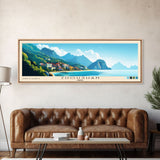 Zhoushan, China Panoramic Beach Print, Vacation Gift, China Wall Art, Beach Painting, Beach Decor, Beach Painting