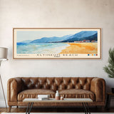 Altinkum Beach, Turkey Watercolor Beach Print, Vacation Gift, Turkey Wall Art, Beach Painting, Beach Decor, Beach Painting