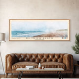 Dunwich Beach, United Kingdom Watercolor Beach Print, Vacation Gift, United Kingdom Wall Art, Framed Canvas Print, Framed Beach Painting