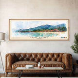 Koh Rong, Cambodia Watercolor Beach Print, Vacation Gift, Cambodia Wall Art, Framed Canvas Print, Framed Beach Painting