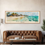 Malapascua, Philippines Watercolor Beach Print, Vacation Gift, Philippines Wall Art, Beach Painting, Beach Decor, Beach Painting