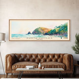 Punta Cocles, Costa Rica Watercolor Beach Print, Vacation Gift, Costa Rica Wall Art, Framed Canvas Print, Framed Beach Painting