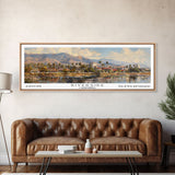 Riverside California Panoramic Print, Creative Framed Canvas Print, Travel Poster Art, Living Room Decor, Home Wall Art, Gift Idea