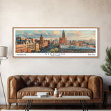 Syracuse New York Travel Poster, Framed Canvas Print, Wall Art, Home Decor, Travel Print, Office Decor, Living Room Art, Gift Idea