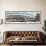 Temecula California Travel Poster, Framed Canvas Print, Wall Art, Home Decor, Travel Gift, Living Room Art, Retro Style Art