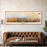 Dobrich Bulgaria Travel Art, City Art, Framed Canvas Print or Metal Wall Art, Europe Travel Poster, Panoramic Wall Art, Extra Wide Wall Art