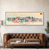 Karlovac Croatia Travel Art, City Art, Framed Canvas Print or Metal Wall Art, Europe Travel Poster, Panoramic Wall Art, Extra Wide Wall Art