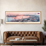 Kuopio Finland Wall Art, Panoramic Travel Poster, Panoramic Framed Canvas Print, City Wall Art, Wall Hanging Home Decor, Travel Art