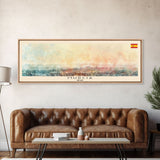 Murcia Spain Travel Art, City Art, Framed Canvas Print or Metal Wall Art, Europe Travel Poster, Panoramic Wall Art, Extra Wide Wall Art