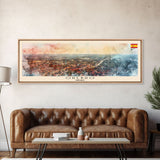 Orebro Sweden Travel Art, City Art, Framed Canvas Print or Metal Wall Art, Europe Travel Poster, Panoramic Wall Art, Extra Wide Wall Art