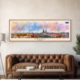 Parnu Estonia Travel Print Wall Art, Panoramic City Art, Travel Art, Wall Decor, Vacation Gift, Framed Canvas Print Or Metal Art