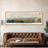 Reggio Emilia Italy Travel Print Wall Art, Panoramic City Art, Travel Art, Wall Decor, Vacation Gift, Framed Canvas Print Or Metal Art