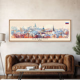 Saratov Russia Wall Art, Panoramic Travel Poster, Panoramic Framed Canvas Print, City Wall Art, Wall Hanging Home Decor, Travel Art