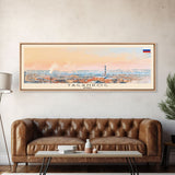 Taganrog Russia Travel Art, City Art, Framed Canvas Print or Metal Wall Art, Europe Travel Poster, Panoramic Wall Art, Extra Wide Wall Art