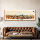 Tomsk Russia Wall Art, Panoramic Travel Poster, Panoramic Framed Canvas Print, City Wall Art, Wall Hanging Home Decor, Travel Art