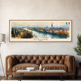 Verona Italy Travel Art, City Art, Framed Canvas Print or Metal Wall Art, Europe Travel Poster, Panoramic Wall Art, Extra Wide Wall Art