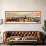 Arad Romania Travel Art, City Art, Framed Canvas Print or Metal Wall Art, Europe Travel Poster, Panoramic Wall Art, Extra Wide Wall Art