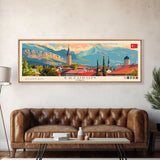 Erzurum Turkey Travel Print Wall Art, Panoramic City Art, Travel Art, Wall Decor, Vacation Gift, Framed Canvas Print Or Metal Art