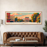 Ferrara Italy Travel Art, City Art, Framed Canvas Print or Metal Wall Art, Europe Travel Poster, Panoramic Wall Art, Extra Wide Wall Art