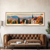 Galati Romania Travel Art, City Art, Framed Canvas Print or Metal Wall Art, Europe Travel Poster, Panoramic Wall Art, Extra Wide Wall Art