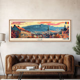 Iași Romania Wall Art, Panoramic Travel Poster, Panoramic Framed Canvas Print, City Wall Art, Wall Hanging Home Decor, Travel Art