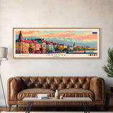 Irkutsk Russia Wall Art, Panoramic Travel Poster, Panoramic Framed Canvas Print, City Wall Art, Wall Hanging Home Decor, Travel Art