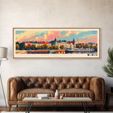 Kaliningrad Russia Travel Print Wall Art, Panoramic City Art, Travel Art, Wall Decor, Vacation Gift, Framed Canvas Print Or Metal Art