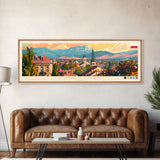 Kragujevac Serbia Travel Print Wall Art, Panoramic City Art, Travel Art, Wall Decor, Vacation Gift, Framed Canvas Print Or Metal Art