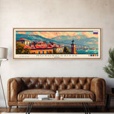 Novorossiysk Russia Wall Art, Panoramic Travel Poster, Panoramic Framed Canvas Print, City Wall Art, Wall Hanging Home Decor, Travel Art