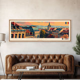 Oradea Romania Travel Print Wall Art, Panoramic City Art, Travel Art, Wall Decor, Vacation Gift, Framed Canvas Print Or Metal Art