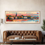 Taganrog Russia Travel Art, City Art, Framed Canvas Print or Metal Wall Art, Europe Travel Poster, Panoramic Wall Art, Extra Wide Wall Art