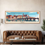 Arad Romania Travel Art, City Art, Framed Canvas Print or Metal Wall Art, Europe Travel Poster, Panoramic Wall Art, Extra Wide Wall Art