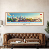 Belfast United Kingdom Travel Art, City Art, Framed Canvas Print or Metal Wall Art, Europe Travel Poster, Panoramic Wall Art, Extra Wide Wall Art