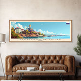 Komsomolsk on Amur Russia Travel Art, City Art, Framed Canvas Print or Metal Wall Art, Europe Travel Poster, Panoramic Wall Art, Extra Wide Wall Art