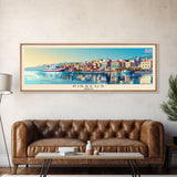 Piraeus Greece Travel Art, City Art, Framed Canvas Print or Metal Wall Art, Europe Travel Poster, Panoramic Wall Art, Extra Wide Wall Art